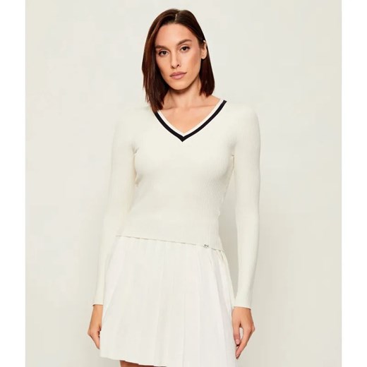 Guess Jeans Sweter | Slim Fit ze sklepu Gomez Fashion Store w kategorii Swetry damskie - zdjęcie 186610492