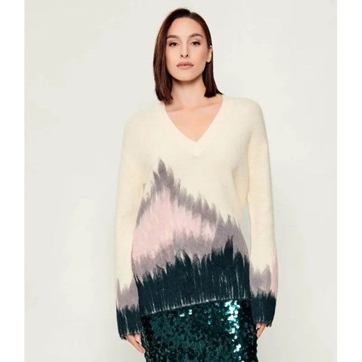 Patrizia Pepe Wełniany sweter | Oversize fit ze sklepu Gomez Fashion Store w kategorii Swetry damskie - zdjęcie 186610500