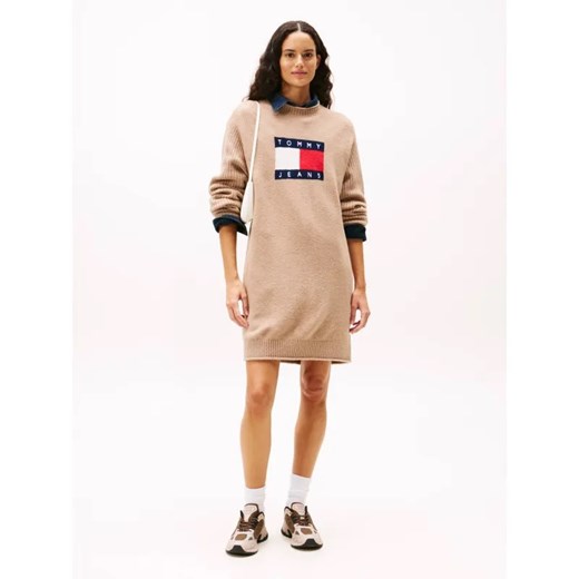Tommy Jeans Sukienka | z dodatkiem wełny ze sklepu Gomez Fashion Store w kategorii Sukienki - zdjęcie 186610514