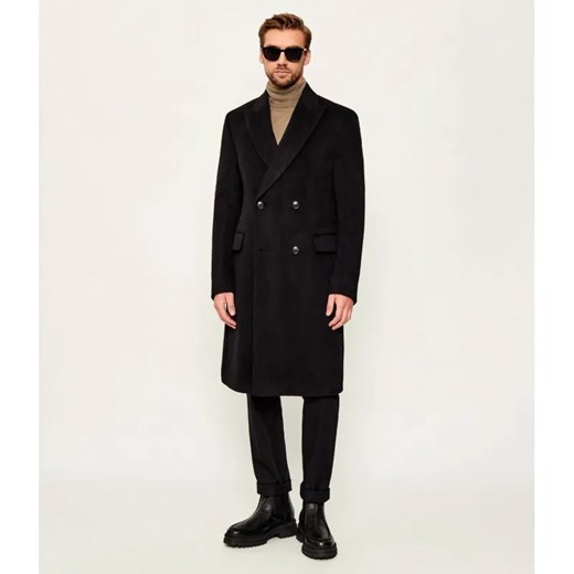 BOSS BLACK Wełniany płaszcz H-Hyde-DB-Peak-254 ze sklepu Gomez Fashion Store w kategorii Płaszcze męskie - zdjęcie 186611491