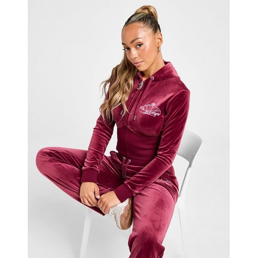 JUICY COUTURE BLUZA ROZPINANA Z KAPTUREM CROWN VLR ze sklepu JD Sports  w kategorii Bluzy damskie - zdjęcie 186612092