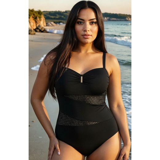 Jednoczęściowy strój kąpielowy Self S 8030 V3BI3 Belize 3, Kolor czarny, Rozmiar 46E/3XL, Self ze sklepu Primodo w kategorii Stroje kąpielowe - zdjęcie 186612273