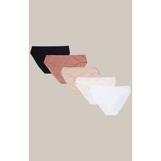 Esotiq 5-pack figi damskie Mia-Mia 42269-K001, Kolor multicolour, Rozmiar S, Esotiq S Primodo