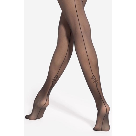 Gatta rajstopy damskie 20 DEN Art Tattoo wz.08, Kolor czarny, Rozmiar 2, Gatta ze sklepu Primodo w kategorii Rajstopy - zdjęcie 186612474