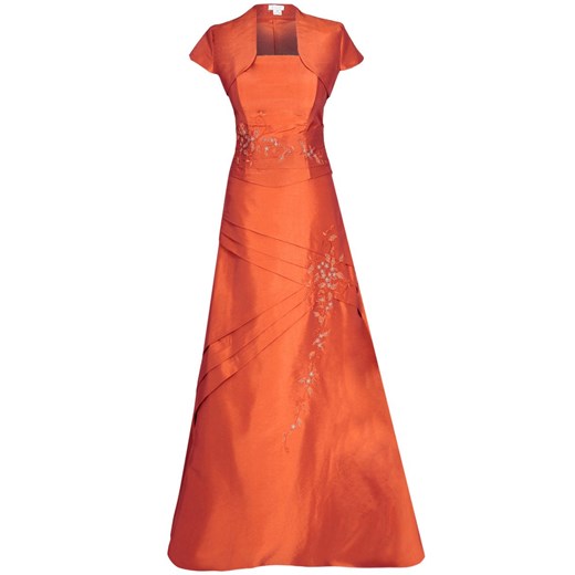 Sukienka FSU089 POMARAŃCZOWY ze sklepu fokus.pl w kategorii Sukienki - zdjęcie 186613080