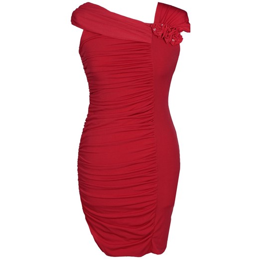 Sukienka FSU198 CZERWONY ze sklepu fokus.pl w kategorii Sukienki - zdjęcie 186613100