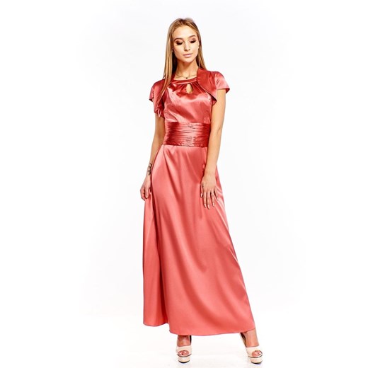 Sukienka FSU168 CEGLASTY ze sklepu fokus.pl w kategorii Sukienki - zdjęcie 186613101