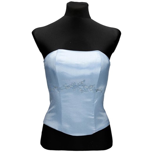 Gorset FGR042 NIEBIESKI ze sklepu fokus.pl w kategorii Bluzki damskie - zdjęcie 186613240