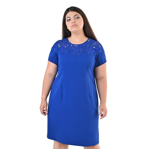 Sukienka FSU1046 CHABROWY CIEMNY ze sklepu fokus.pl w kategorii Sukienki - zdjęcie 186613503