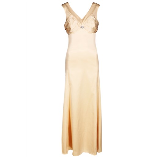 Sukienka FSU226 BEŻOWY ze sklepu fokus.pl w kategorii Sukienki - zdjęcie 186613534