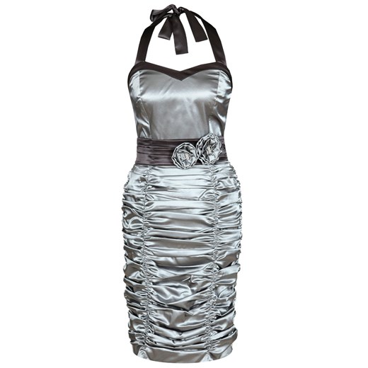 Sukienka FSU190 SZARY ze sklepu fokus.pl w kategorii Sukienki - zdjęcie 186613744