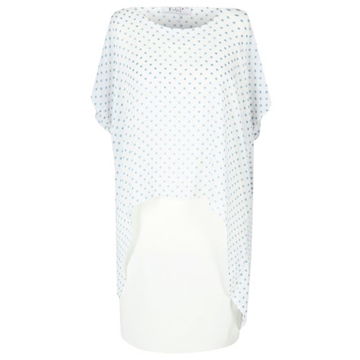 Sukienka FSU620 EKRI+ BIAŁY kropki ze sklepu fokus.pl w kategorii Sukienki - zdjęcie 186613754