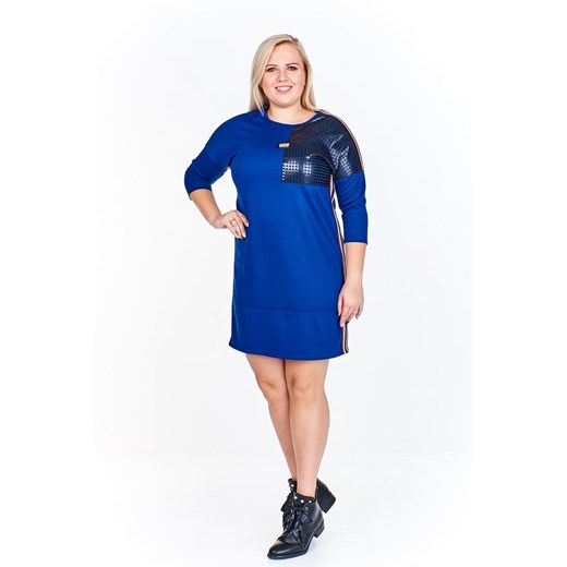 Sukienka FSU972 CHABROWY ze sklepu fokus.pl w kategorii Sukienki - zdjęcie 186613900