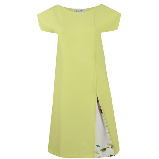 Sukienka FSU687 LIMONKA ze sklepu fokus.pl w kategorii Sukienki - zdjęcie 186614004