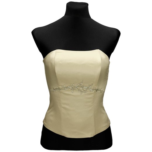 Gorset FGR042 SELEDYNOWY CIEMNY ze sklepu fokus.pl w kategorii Bluzki damskie - zdjęcie 186614341