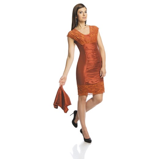 Sukienka FSU178 RUDY ze sklepu fokus.pl w kategorii Sukienki - zdjęcie 186614363