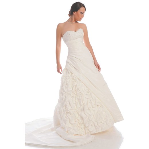 Suknia Ślubna FSS524 EKRI ze sklepu fokus.pl w kategorii Sukienki - zdjęcie 186614614