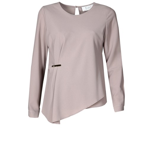 Bluzka FBZ426 BEŻOWY ze sklepu fokus.pl w kategorii Swetry damskie - zdjęcie 186614671