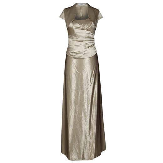 Sukienka FSU001 BEŻOWY CIEMNY ze sklepu fokus.pl w kategorii Sukienki - zdjęcie 186615013