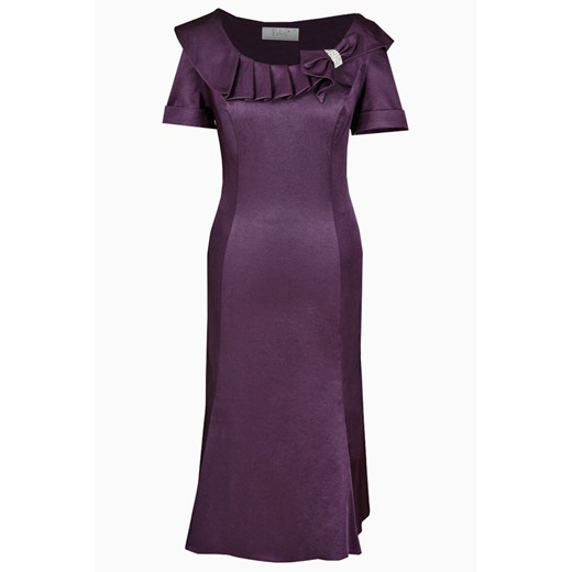 Sukienka FSU214 ŚLIWKOWY CIEMNY ze sklepu fokus.pl w kategorii Sukienki - zdjęcie 186615432