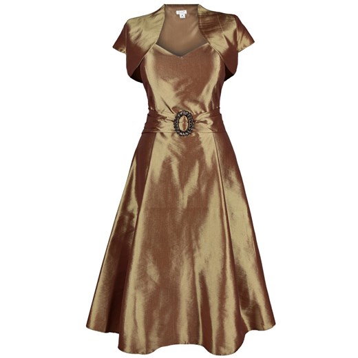 Sukienka FSU135 ZŁOTO STARE ze sklepu fokus.pl w kategorii Sukienki - zdjęcie 186615634