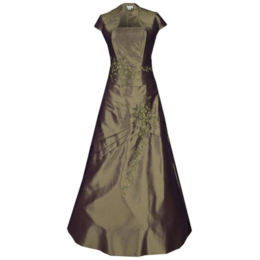 Sukienka FSU089 ZIELONY ZGNIŁY CIEMNY ze sklepu fokus.pl w kategorii Sukienki - zdjęcie 186615774