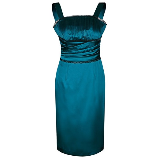 Sukienka FSU244 NIEBIESKI MORSKI ze sklepu fokus.pl w kategorii Sukienki - zdjęcie 186616532