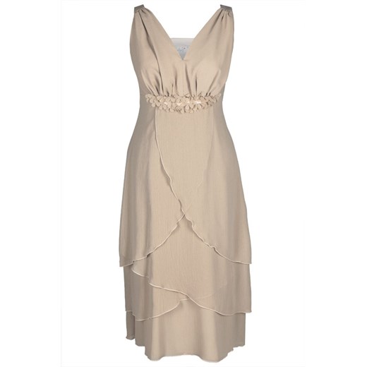 Sukienka FSU220 SZAMPAN ze sklepu fokus.pl w kategorii Sukienki - zdjęcie 186616604