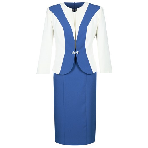 Garsonka FGA228 CHABROWY EKRI ze sklepu fokus.pl w kategorii Komplety i garnitury damskie - zdjęcie 186616734