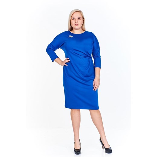 Sukienka FSU963 CHABROWY CIEMNY ze sklepu fokus.pl w kategorii Sukienki - zdjęcie 186616781