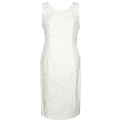 Sukienka FSU657 EKRI kwiaty ze sklepu fokus.pl w kategorii Sukienki - zdjęcie 186616930