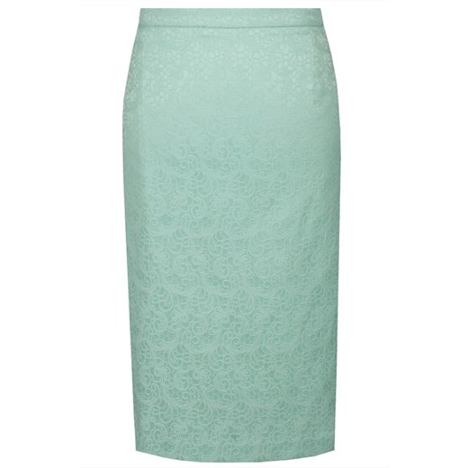 Spódnica FSP641 MIĘTOWY żakard ze sklepu fokus.pl w kategorii Spódnice - zdjęcie 186616952