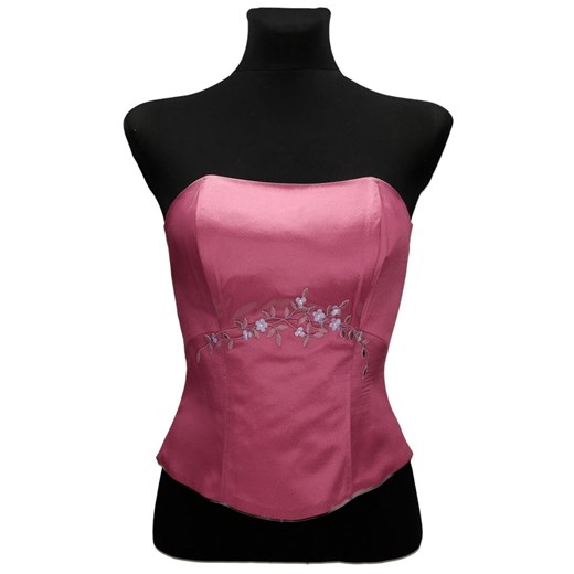 Gorset FGR042 RÓŻOWY CIEMNY ze sklepu fokus.pl w kategorii Bluzki damskie - zdjęcie 186616980