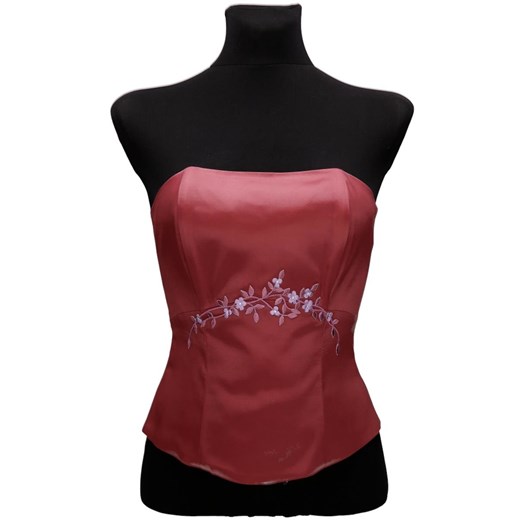 Gorset FGR042 RÓŻOWY BRUDNY ze sklepu fokus.pl w kategorii Bluzki damskie - zdjęcie 186617001