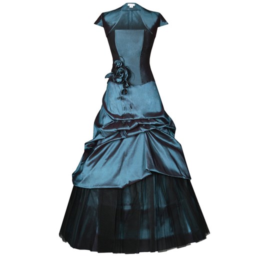 Sukienka FSU038 NIEBIESKI MORSKI ze sklepu fokus.pl w kategorii Sukienki - zdjęcie 186617141