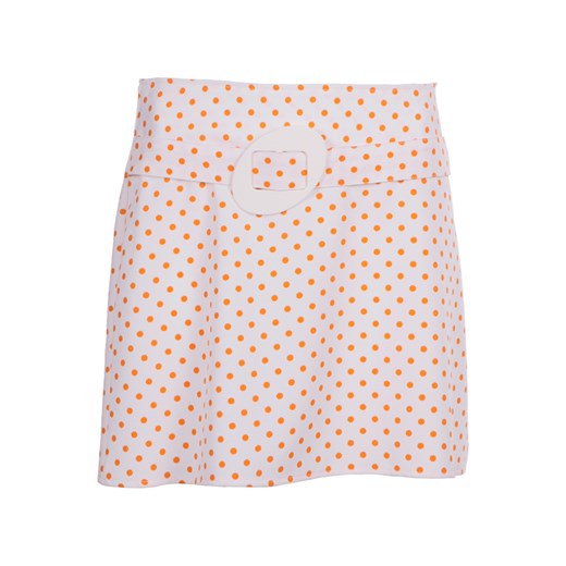 Spódnica FSP370 BIAŁY POMARAŃCZOWY ze sklepu fokus.pl w kategorii Spódnice - zdjęcie 186617760