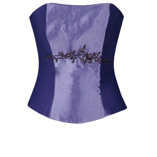 Gorset FGR042 WRZOSOWY tafta ze sklepu fokus.pl w kategorii Bluzki damskie - zdjęcie 186618044