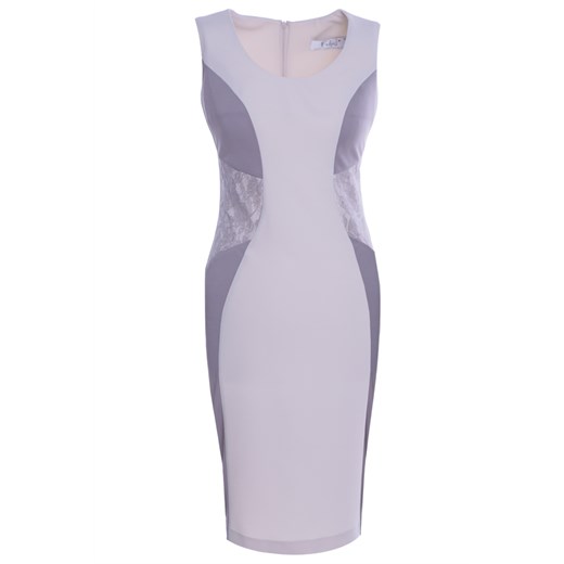 Sukienka FSU352 BEŻOWY BEŻOWY CIEMNY ze sklepu fokus.pl w kategorii Sukienki - zdjęcie 186618481