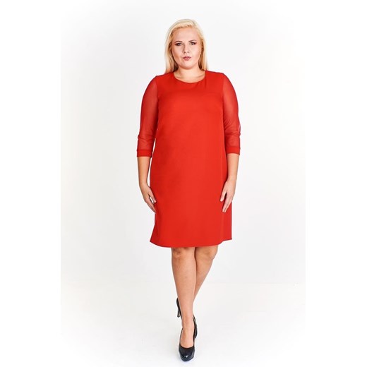 Sukienka FSU903 CZERWONY ze sklepu fokus.pl w kategorii Sukienki - zdjęcie 186618521