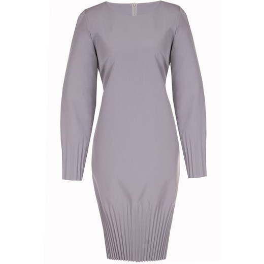 SPEKTRA Sukienka M747 szary jasny ze sklepu fokus.pl w kategorii Sukienki - zdjęcie 186618960