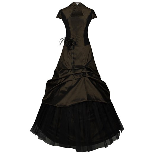 Sukienka FSU038 CZEKOLADOWY CIEMNY ze sklepu fokus.pl w kategorii Sukienki - zdjęcie 186619040