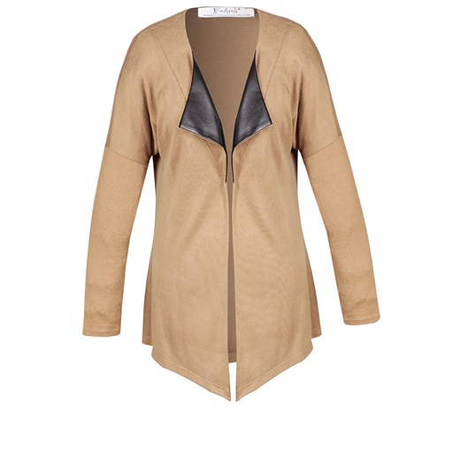 Wdzianko FWD413 BEŻOWY ze sklepu fokus.pl w kategorii Swetry damskie - zdjęcie 186619112