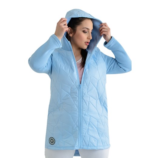 Kurtka FKU1067 NIEBIESKI JASNY ze sklepu fokus.pl w kategorii Kurtki damskie - zdjęcie 186619592