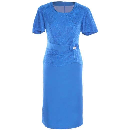 Sukienka FSU1106 CHABROWY JASNY ze sklepu fokus.pl w kategorii Sukienki - zdjęcie 186619652