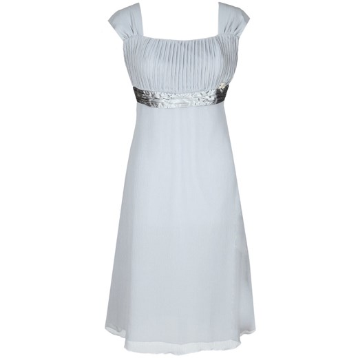 Sukienka FSU658 SZARY JASNY ze sklepu fokus.pl w kategorii Sukienki - zdjęcie 186619674