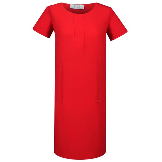 Sukienka FSU669 CZERWONY ze sklepu fokus.pl w kategorii Sukienki - zdjęcie 186619714