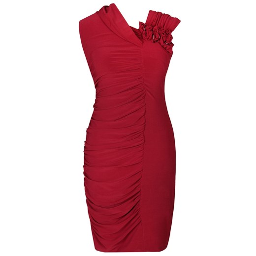 Sukienka FSU198 CZERWONY CIEMNY ze sklepu fokus.pl w kategorii Sukienki - zdjęcie 186620044