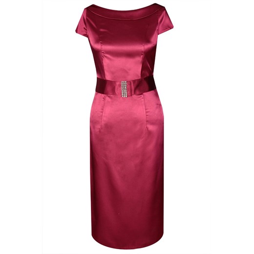 Sukienka FSU199 MALINOWY ze sklepu fokus.pl w kategorii Sukienki - zdjęcie 186620502