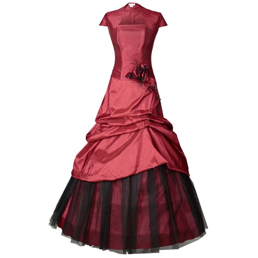 Sukienka FSU038 CZERWONY CIEMNY ze sklepu fokus.pl w kategorii Sukienki - zdjęcie 186620581