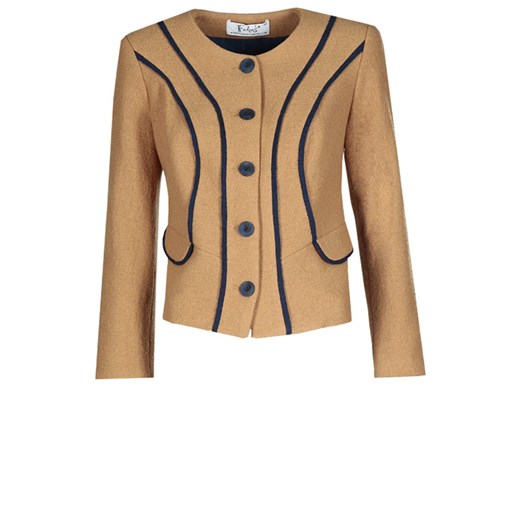 Żakiet FZA449 CAPPUCINO ze sklepu fokus.pl w kategorii Marynarki damskie - zdjęcie 186620980